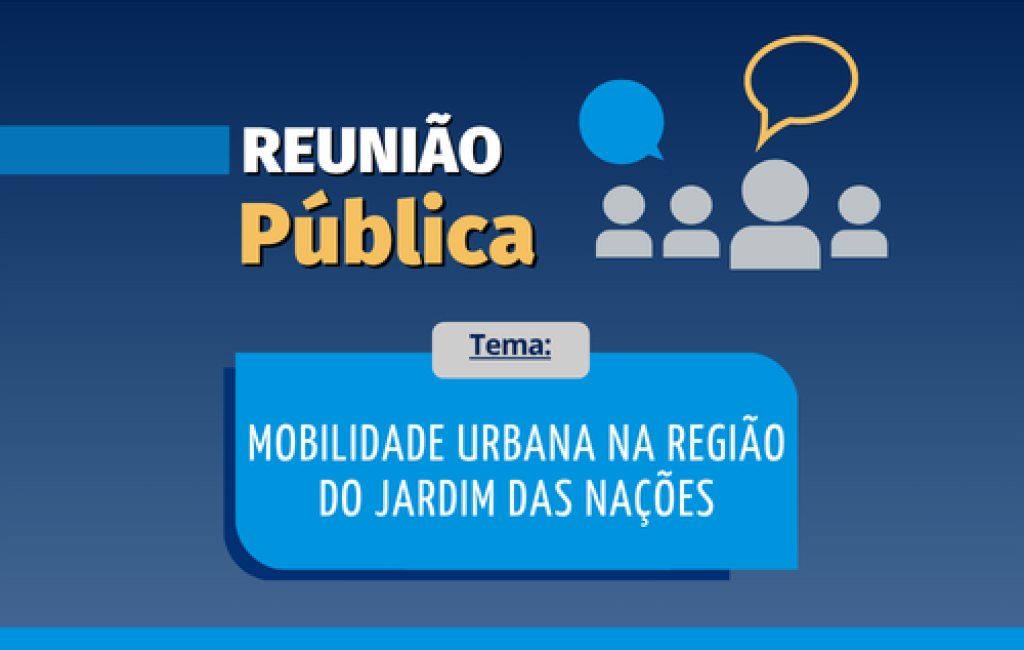 Mobilidade urbana na região do Jardim das Nações será tema de reunião pública na Câmara