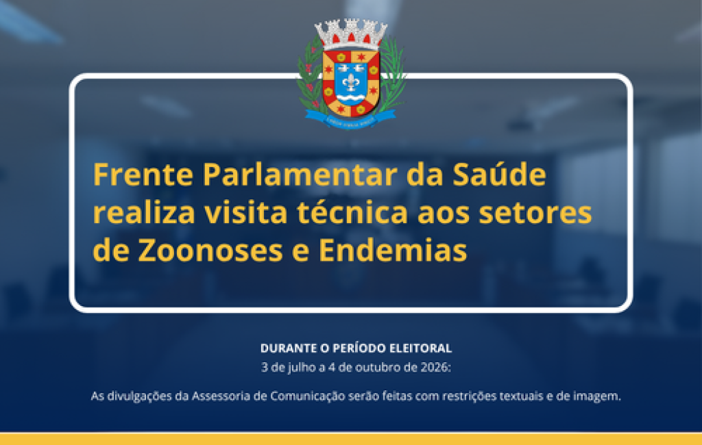 Frente Parlamentar da Saúde visita os setores de Zoonoses e Endemias