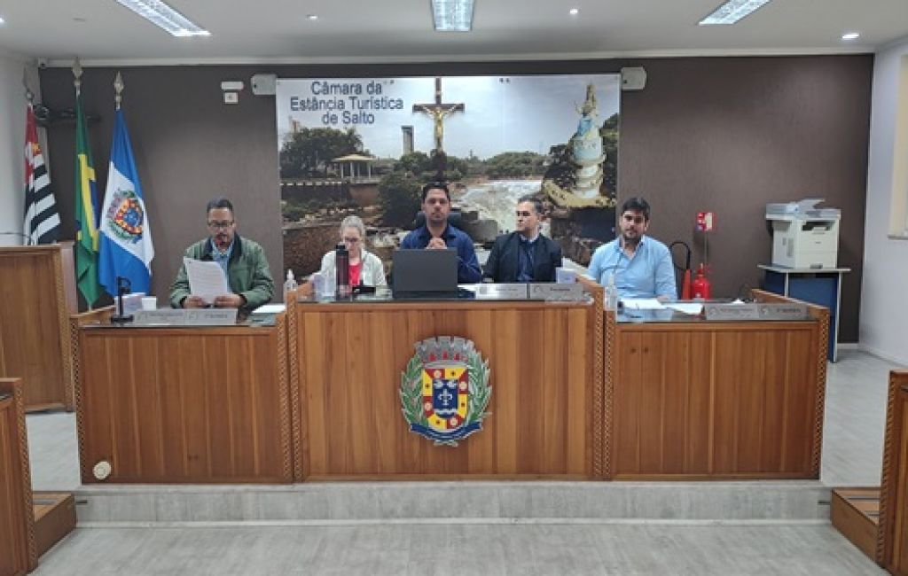 Câmara de Salto realiza a 21ª Sessão Ordinária de 2026
