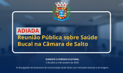 COMUNICADO DE ADIAMENTO DA REUNIÃO SOBRE SAÚDE BUCAL
