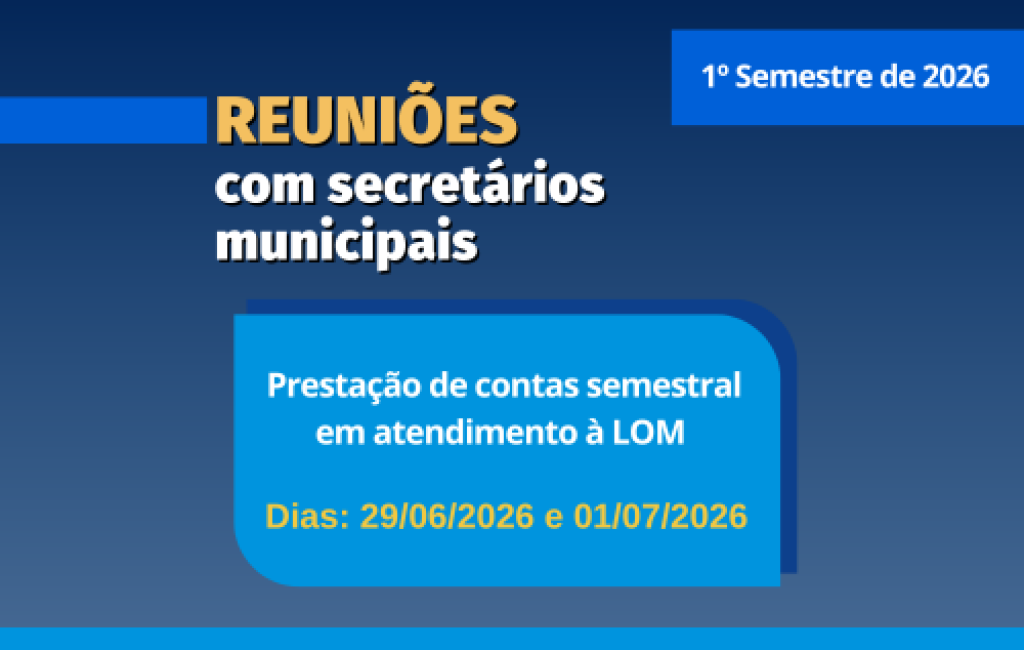 Reuniões com secretários municipais em atendimento à Lei Orgânica (Administração, SAAE, Obras e Desenvolvimento Econômico)