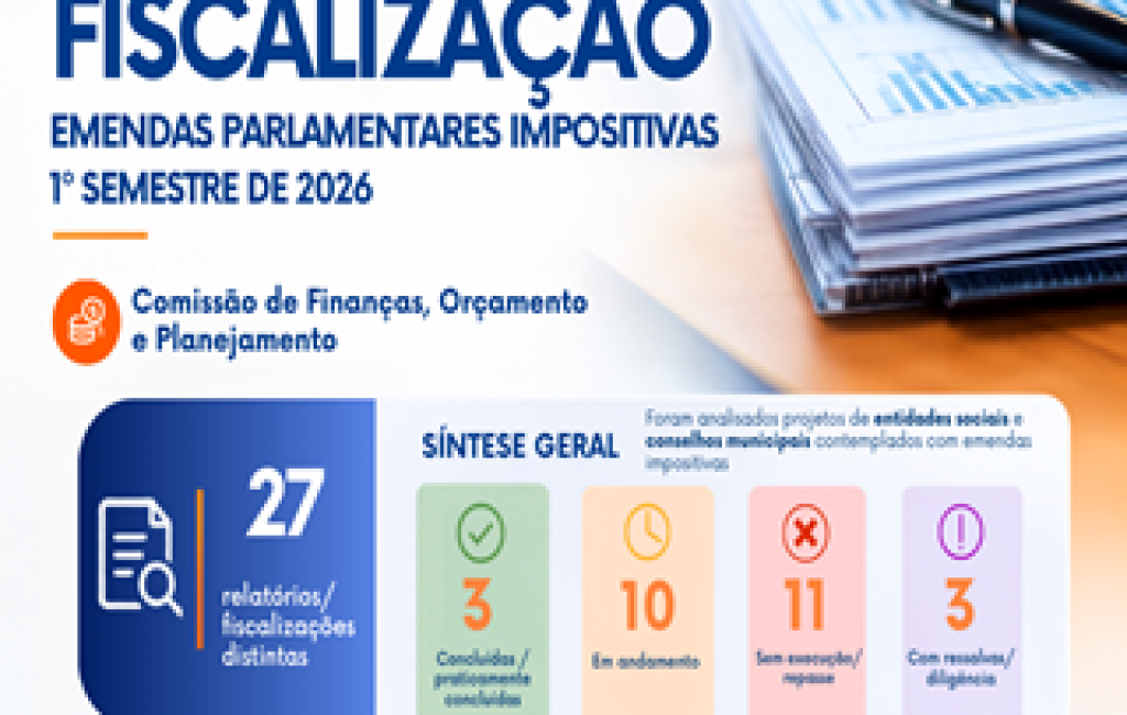Comissão de Finanças analisou aplicação das emendas impositivas pelo terceiro setor e conselhos municipais no primeiro semestre do ano