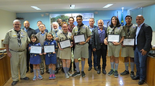 homenageados do grupo XV de Novembro
