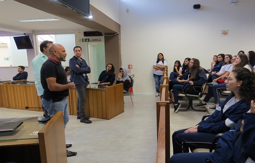 alunos sagrada familia visita 1