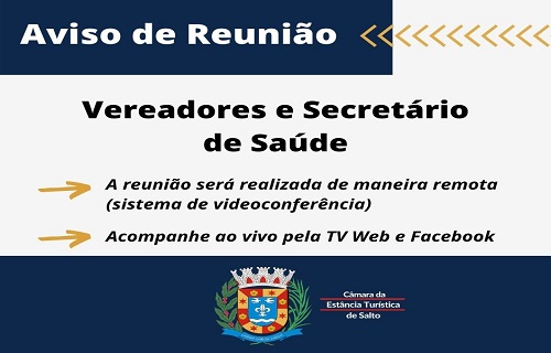 aviso reuniao sec saude