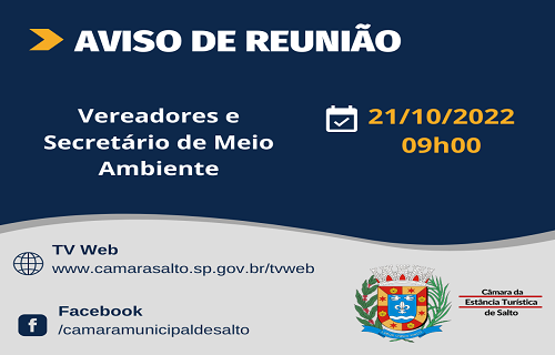 aviso reuniao site
