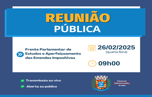 reuniao frente parlamentar