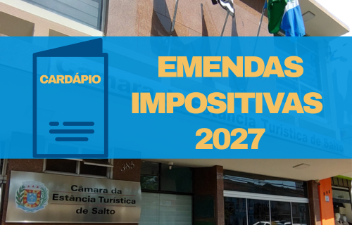 cardapaio emendas impositivas