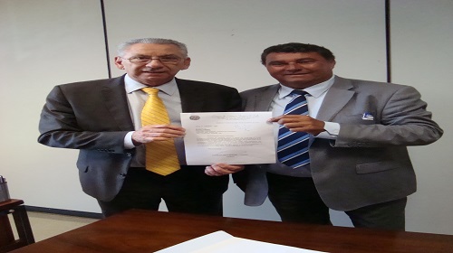 Vereador Lampião com o deputado federal Silvio Torres